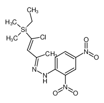 1-Chlor-3-oxo-1-(aethyl-dimethyl-silyl)-buten-(1)-(2,4-dinitro-phenylhydrazon) CAS:19953-40-3 manufacturer & supplier