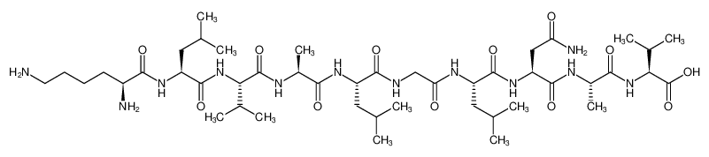 L-lysyl-L-leucyl-L-valyl-L-alanyl-L-leucylglycyl-L-leucyl-L-asparaginyl-L-alanyl-L-valine CAS:199533-27-2 manufacturer & supplier