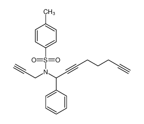 4-methyl-N-(1-phenylocta-2,7-diyn-1-yl)-N-(prop-2-yn-1-yl)benzenesulfonamide CAS:199541-69-0 manufacturer & supplier