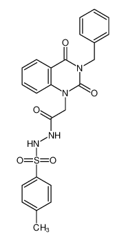 N'-(2-(3-benzyl-2,4-dioxo-3,4-dihydroquinazolin-1(2H)-yl)acetyl)-4-methylbenzenesulfonohydrazide CAS:199588-10-8 manufacturer & supplier