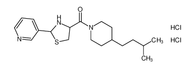 (4-isopentylpiperidin-1-yl)(2-(pyridin-3-yl)thiazolidin-4-yl)methanone dihydrochloride CAS:199610-83-8 manufacturer & supplier