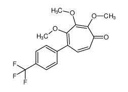 2,3,4-trimethoxy-5-(4-(trifluoromethyl)phenyl)cyclohepta-2,4,6-trien-1-one CAS:199610-86-1 manufacturer & supplier