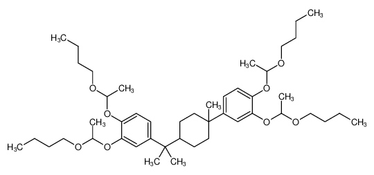 Benzene,4-[1-[4-[3,4-bis(1-butoxyethoxy)phenyl]-4-methylcyclohexyl]-1-methylethyl]-1,2-bis(1-butoxyethoxy)- CAS:199617-67-9 manufacturer & supplier