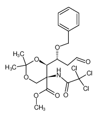 (4R,5S)-4-((R)-1-Benzyloxy-3-oxo-propyl)-2,2-dimethyl-5-(2,2,2-trichloro-acetylamino)-[1,3]dioxane-5-carboxylic acid methyl ester CAS:199658-15-6 manufacturer & supplier