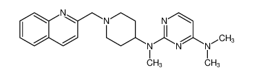 N2,N4,N4-trimethyl-N2-(1-(quinolin-2-ylmethyl)piperidin-4-yl)pyrimidine-2,4-diamine CAS:199668-39-8 manufacturer & supplier