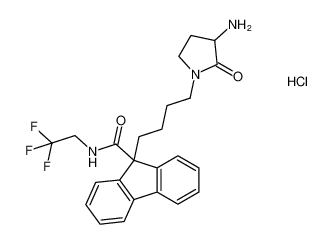 9-(4-(3-amino-2-oxopyrrolidin-1-yl)butyl)-N-(2,2,2-trifluoroethyl)-9H-fluorene-9-carboxamide hydrochloride CAS:199670-14-9 manufacturer & supplier