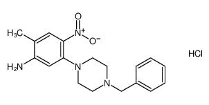 5-(4-benzylpiperazin-1-yl)-2-methyl-4-nitroaniline hydrochloride CAS:199671-60-8 manufacturer & supplier