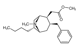 rel-methyl 2-((1R,2S,3S,5R,6R)-3-benzyl-6-butyl-8-methyl-8-azabicyclo[3.2.1]octan-2-yl)acetate CAS:199673-11-5 manufacturer & supplier