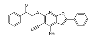 4-amino-6-((2-oxo-2-phenylethyl)thio)-2-phenylfuro[2,3-b]pyridine-5-carbonitrile CAS:199674-50-5 manufacturer & supplier