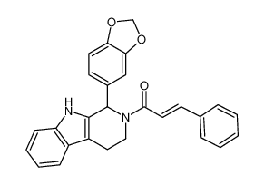 (E)-1-(1-(benzo[d][1,3]dioxol-5-yl)-1,3,4,9-tetrahydro-2H-pyrido[3,4-b]indol-2-yl)-3-phenylprop-2-en-1-one CAS:199675-36-0 manufacturer & supplier