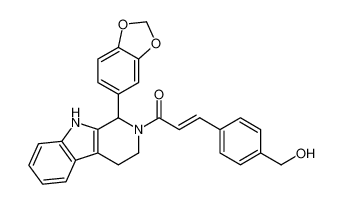 (E)-1-(1-(benzo[d][1,3]dioxol-5-yl)-1,3,4,9-tetrahydro-2H-pyrido[3,4-b]indol-2-yl)-3-(4-(hydroxymethyl)phenyl)prop-2-en-1-one CAS:199675-67-7 manufacturer & supplier