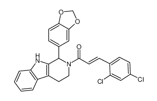 (E)-1-(1-(benzo[d][1,3]dioxol-5-yl)-1,3,4,9-tetrahydro-2H-pyrido[3,4-b]indol-2-yl)-3-(2,4-dichlorophenyl)prop-2-en-1-one CAS:199675-69-9 manufacturer & supplier