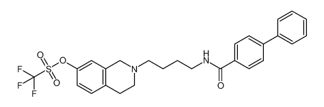 2-(4-([1,1'-biphenyl]-4-carboxamido)butyl)-1,2,3,4-tetrahydroisoquinolin-7-yl trifluoromethanesulfonate CAS:199677-80-0 manufacturer & supplier