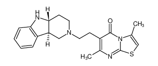 6-(2-((4aR,9bR)-1,3,4,4a,5,9b-hexahydro-2H-pyrido[4,3-b]indol-2-yl)ethyl)-3,7-dimethyl-5H-thiazolo[3,2-a]pyrimidin-5-one CAS:199725-60-5 manufacturer & supplier