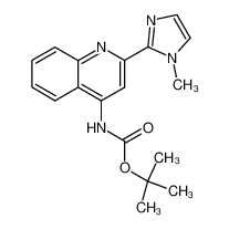 [2-(1-Methyl-1H-imidazol-2-yl)-quinolin-4-yl]-carbamic acid tert-butyl ester CAS:199728-89-7 manufacturer & supplier