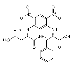 (5-(((S)-1-amino-4-methyl-1-oxopentan-2-yl)amino)-2,4-dinitrophenyl)-L-phenylalanine CAS:199729-73-2 manufacturer & supplier