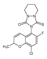 2-(8-chloro-6-fluoro-2-methyl-2H-chromen-5-yl)-3-thioxohexahydro-1H-[1,2,4]triazolo[1,2-a]pyridazin-1-one CAS:199737-83-2 manufacturer & supplier