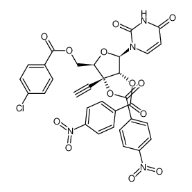 1-[5-O-(4-chlorobenzoyl)-3-C-ethynyl-2,3-di-O-(4-nitrobenzoyl)-β-D-ribofuranosyl]uracil CAS:199787-43-4 manufacturer & supplier