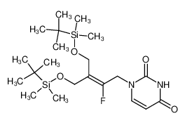 1-[4-(tert-Butyl-dimethyl-silanyloxy)-3-(tert-butyl-dimethyl-silanyloxymethyl)-2-fluoro-but-2-enyl]-1H-pyrimidine-2,4-dione CAS:199793-48-1 manufacturer & supplier