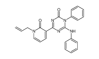 4-(1-allyl-2-oxo-1,2-dihydropyridin-3-yl)-1-phenyl-6-(phenylamino)-1,3,5-triazin-2(1H)-one CAS:199799-11-6 manufacturer & supplier