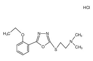 {2-[5-(2-ethoxy-phenyl)-[1,3,4]oxadiazol-2-ylsulfanyl]-ethyl}-dimethyl-amine; monohydrochloride CAS:19982-26-4 manufacturer & supplier