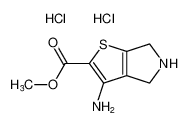 methyl 3-amino-5,6-dihydro-4H-thieno[2,3-c]pyrrole-2-carboxylate dihydrochloride CAS:1998216-51-5 manufacturer & supplier