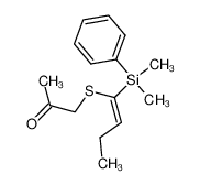 (Z)-1-{1-[dimethyl(phenyl)silyl]but-1-enylsulfanyl}propan-2-one CAS:199847-66-0 manufacturer & supplier