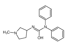 3-(1-methylpyrrolidin-3-yl)-1,1-diphenylurea CAS:19985-21-8 manufacturer & supplier