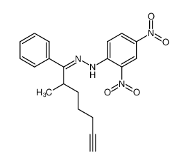 2-Methyl-1-phenyl-heptin-(6)-on-(1)-2.4-dinitrophenylhydrazon CAS:19985-90-1 manufacturer & supplier