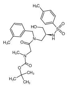 {[[(S)-3-Hydroxy-2-(toluene-4-sulfonylamino)-propyl]-(3-methyl-benzyl)-carbamoyl]-methyl}-methyl-carbamic acid tert-butyl ester CAS:199853-67-3 manufacturer & supplier