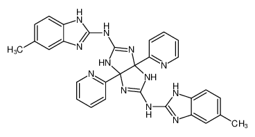 N2,N5-bis(5-methyl-1H-benzo[d]imidazol-2-yl)-3a,6a-di(pyridin-2-yl)-1,3a,4,6a-tetrahydroimidazo[4,5-d]imidazole-2,5-diamine CAS:199854-73-4 manufacturer & supplier