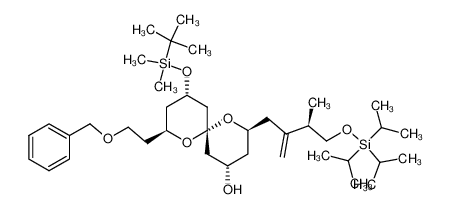 (2S,4S,6R,8S,10S)-8-(2-benzyloxyethyl)-10-(t-butyldimethylsiloxy)-2-{2-[1-(triisopropylsiloxy)-prop-2-(R)-yl]-allyl}-1,7-dioxaspiro[5.5]undecan-4-ol CAS:199857-49-3 manufacturer & supplier