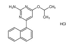 4-isopropoxy-6-(naphthalen-1-yl)pyrimidin-2-amine hydrochloride CAS:199865-63-9 manufacturer & supplier