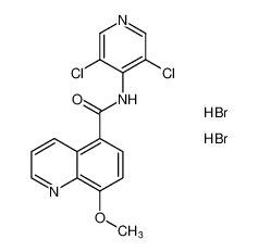 N-(3,5-dichloropyridin-4-yl)-8-methoxyquinoline-5-carboxamide dihydrobromide CAS:199871-80-2 manufacturer & supplier