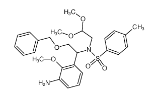 N-[1-(3-Amino-2-methoxy-phenyl)-2-benzyloxy-ethyl]-N-(2,2-dimethoxy-ethyl)-4-methyl-benzenesulfonamide CAS:199873-47-7 manufacturer & supplier