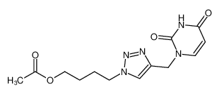 4-(4-((2,4-dioxo-3,4-dihydropyrimidin-1(2H)-yl)methyl)-1H-1,2,3-triazol-1-yl)butyl acetate CAS:199875-29-1 manufacturer & supplier