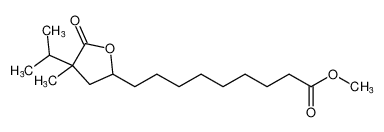 methyl 9-(4-isopropyl-4-methyl-5-oxotetrahydrofuran-2-yl)nonanoate CAS:199878-20-1 manufacturer & supplier