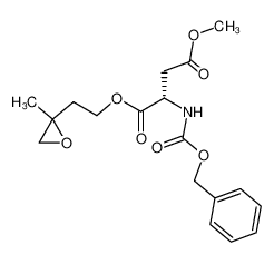 (2S)-2-benzyloxycarbonylamino-succinic acid-4-methyl ester 1-[2-(2-methyl-oxiranyl)-ethyl]ester CAS:199921-20-5 manufacturer & supplier