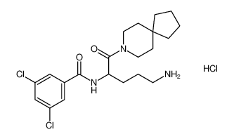 N-(5-amino-1-oxo-1-(8-azaspiro[4.5]decan-8-yl)pentan-2-yl)-3,5-dichlorobenzamide hydrochloride CAS:199924-41-9 manufacturer & supplier