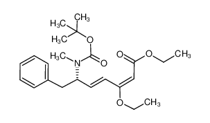 ethyl (S)-(-)-6-(N-tert-butoxycarbonyl-N-methyl)amino-3-ethoxy-7-phenylhepta-2,4-dienoate CAS:199926-94-8 manufacturer & supplier