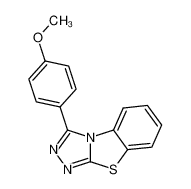 3-(4-methoxyphenyl)[1,2,4]triazolo[3,4-b][1,3]benzothiazole CAS:19993-97-6 manufacturer & supplier