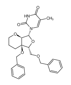 (1R,6R,7R,9R)-6-Benzyloxy-7-benzyloxymethyl-9-(thymin-1-yl)-2,8-dioxabicyclo[4.3.0]nonane CAS:199931-20-9 manufacturer & supplier