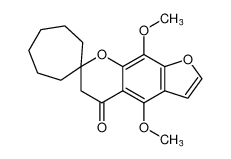 4',9'-dimethoxyspiro[cycloheptane-1,7'-furo[3,2-g]chromen]-5'(6'H)-one CAS:199934-72-0 manufacturer & supplier