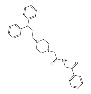 2-(4-(3,3-diphenylpropyl)piperazin-1-yl)-N-(2-oxo-2-phenylethyl)acetamide CAS:199934-98-0 manufacturer & supplier