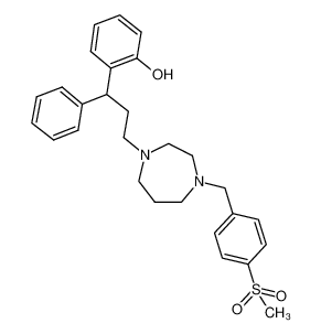 2-(3-(4-(4-(methylsulfonyl)benzyl)-1,4-diazepan-1-yl)-1-phenylpropyl)phenol CAS:199935-50-7 manufacturer & supplier