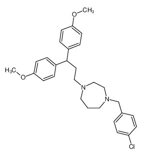 1-(3,3-bis(4-methoxyphenyl)propyl)-4-(4-chlorobenzyl)-1,4-diazepane CAS:199935-56-3 manufacturer & supplier