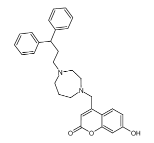 4-((4-(3,3-diphenylpropyl)-1,4-diazepan-1-yl)methyl)-7-hydroxy-2H-chromen-2-one CAS:199937-24-1 manufacturer & supplier