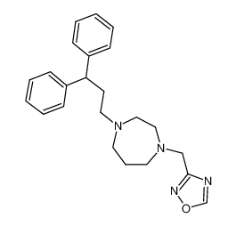 3-((4-(3,3-diphenylpropyl)-1,4-diazepan-1-yl)methyl)-1,2,4-oxadiazole CAS:199937-64-9 manufacturer & supplier