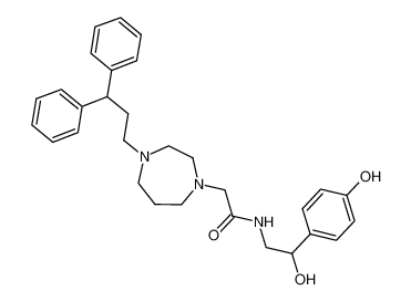 2-(4-(3,3-diphenylpropyl)-1,4-diazepan-1-yl)-N-(2-hydroxy-2-(4-hydroxyphenyl)ethyl)acetamide CAS:199937-89-8 manufacturer & supplier