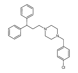 1-(4-chlorobenzyl)-4-(3,3-diphenylpropyl)piperazine CAS:199938-11-9 manufacturer & supplier